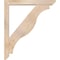 Ekena Millwork Funston Slat Smooth Bracket w/ Offset Brace, Douglas Fir, 5 1/2"W x 38"D x 44"H BKT0604X38X44FST06SDF - alternate 2